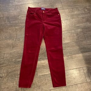 Old Navy, women’s size 8 rockstar brushed velvet pant